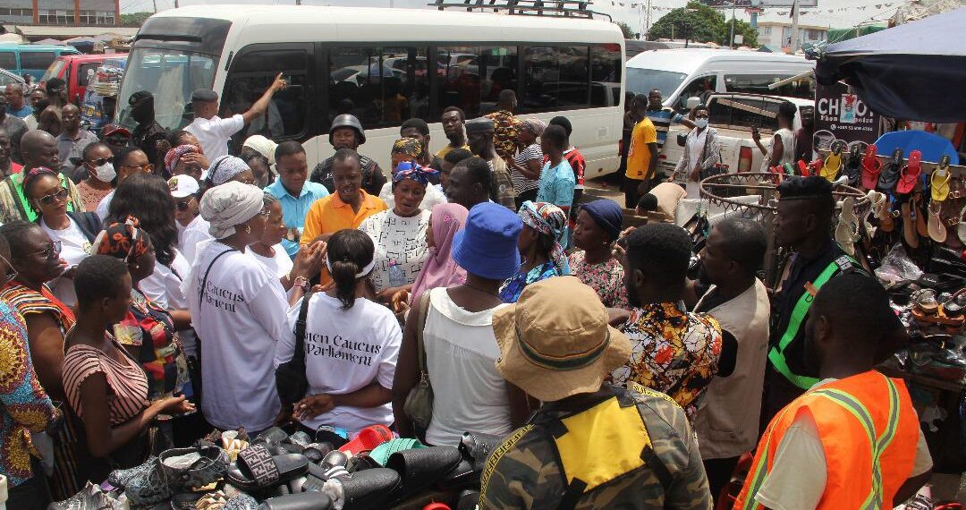 Parliament's Women Caucus embark on sensitization exercise ahead of AMA decongestion and street sanity drive