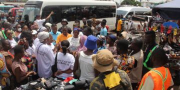 Parliament's Women Caucus embark on sensitization exercise ahead of AMA decongestion and street sanity drive