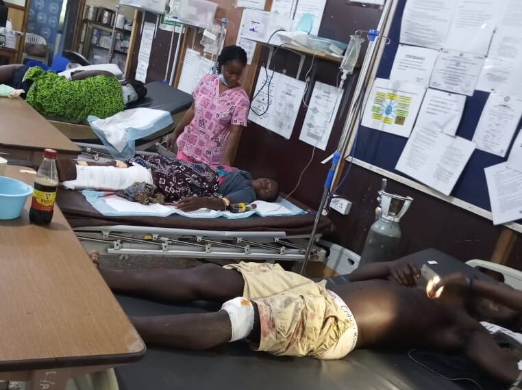 Awutu Bonsuoku Crash: 4 in Critical Condition, 15 Injured in Sprinter Bus Collision