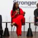 Africa’s Queen of Unscripted TV, Peace Hyde, speaks at the 2nd UBA Business Series in Nigeria.