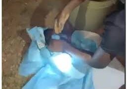 Obuasi Fire service rescues newborn baby dumped in Latrine Pit