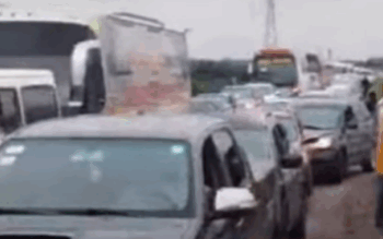 Head-on Truck Crash on Ofankor Barrier Highway Triggers Massive Traffic Jam