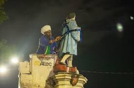 Trinidad and Tobago removes Christopher Columbus statue as part of historical reassessment
