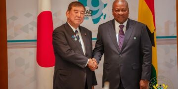 Mahama, Japanese PM Pledge Stronger Economic and Infrastructure Cooperation