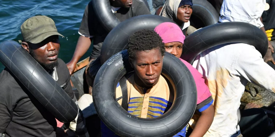 Italian NGO saves migrants thrown into rough waters by armed militia men