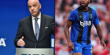 FIFA President Infantino reacts to racist attacks on Ghana’s Antoine Semenyo