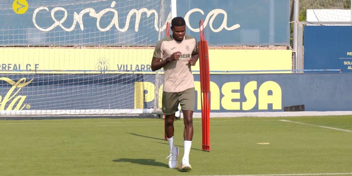 VIDEO: Watch, Thomas Partey completes first training session with Villarreal