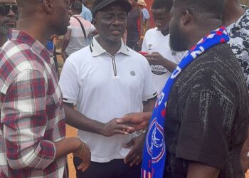 Amb. Edward Boateng Leads High-Profile Visit to Akwatia to Campaign for Solomon Asumadu