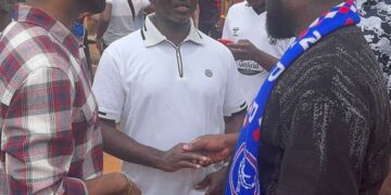 Amb. Edward Boateng Leads High-Profile Visit to Akwatia to Campaign for Solomon Asumadu