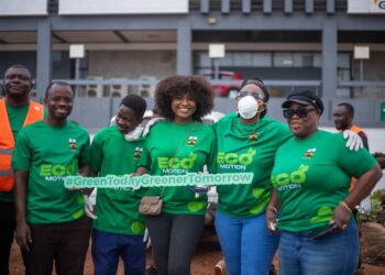 GNPC Clean Up Meridian-Harbor Road in Environmental Drive