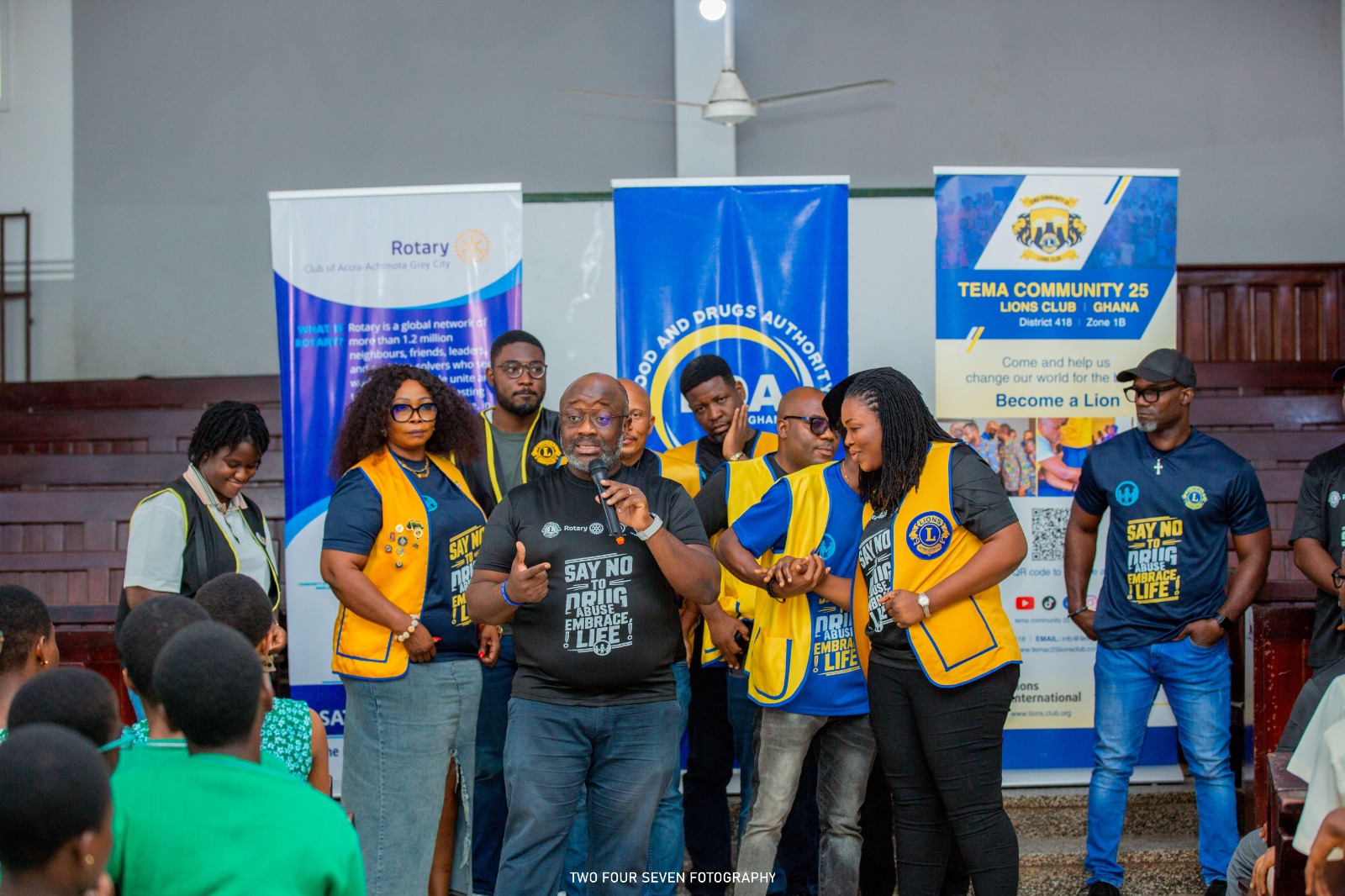 Lions Club and Rotary Club Educate Achimota Students on Dangers of Drug Abuse