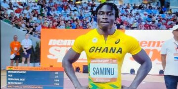 VIDEO: Ghana’s Saminu beats Omanyala and Co to finish second at the Gyulai István Memorial in Budapest