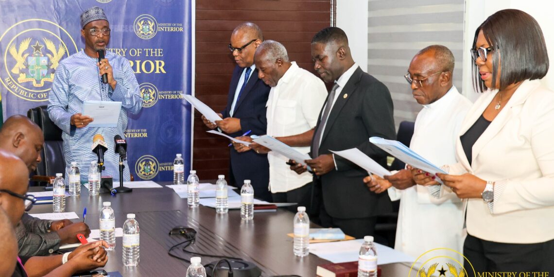 Interior Minister inaugurates Mediation Committee to restore peace in Gbiniyiri