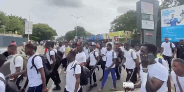 GAF 2021 recruits protest delayed appointments at Flagstaff House