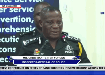 IGP promotes officers after Police arrest 10 bank robbery suspects