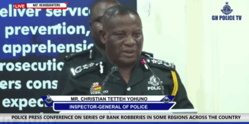IGP promotes officers after Police arrest 10 bank robbery suspects