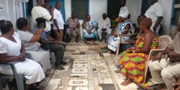 ‘La Shikitele gives ngorwala in the Clan Houses of Nmati Abonase’