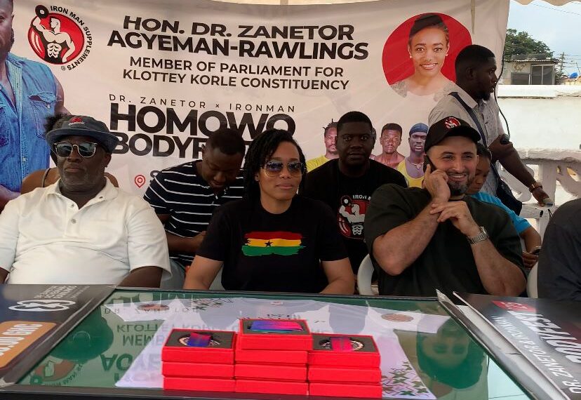 Dr. Zanetor Agyeman-Rawlings champions sports development at Homowo Bodyfest ‘25 in Osu