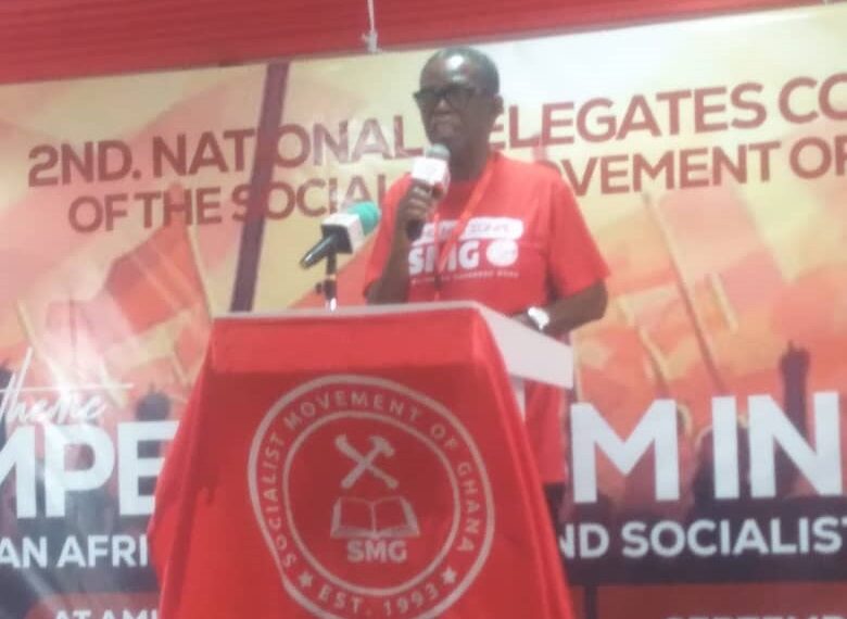 Kwesi Pratt Jnr. rallies support for anti-imperialist struggles at Socialist Movement of Ghana’s 2nd National Delegates Congress