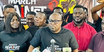 NPP protests against "state-sponsored" harassment