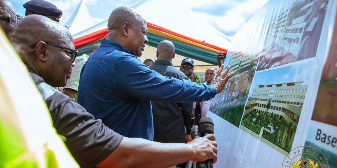 Mahama pledges completion of Effia Nkwanta Teaching Hospital upgrade