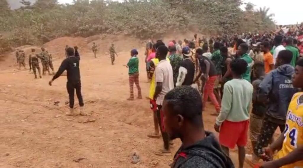 Chaos erupts in Manso Nyankomase over military violence