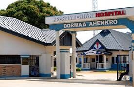 Health officials at the Dormaa Ahenkro Presbyterian Hospital