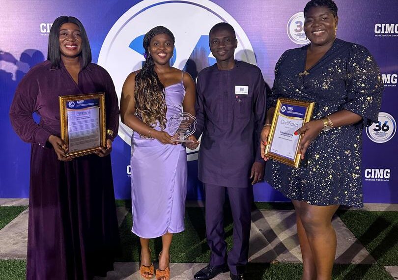 Hollard Ghana’s Asomdwee MSME Insurance Wins CIMG Product of the Year (Services) Award