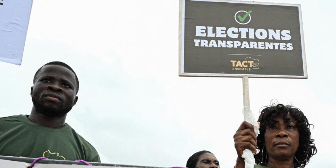 Ivory Coast rallies, opposition leaders barred ,from October election
