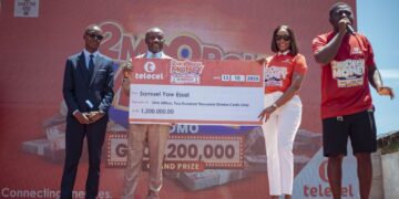 Banker-turned-reverend wins GH₵1.2 million grand prize in Telecel 2Moorch Money Promo