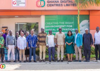 Parliament’s Select Committee on Information and Communications visits Ghana Digital Centres Limited