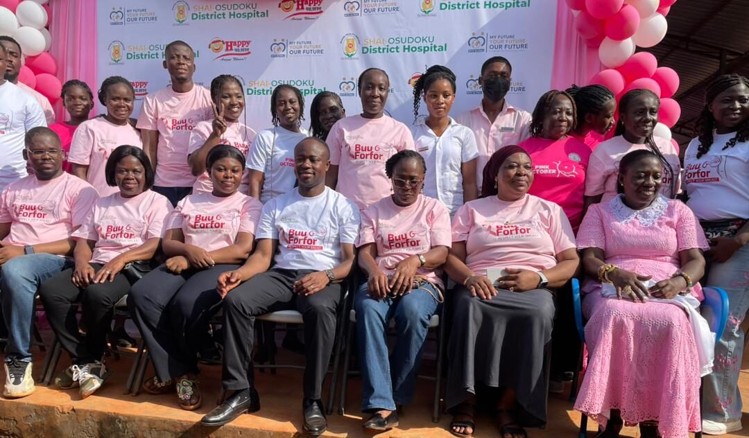 MYO Global holds Bu O' Forfor Breast Cancer Awareness and Screening at Dodowa Market 