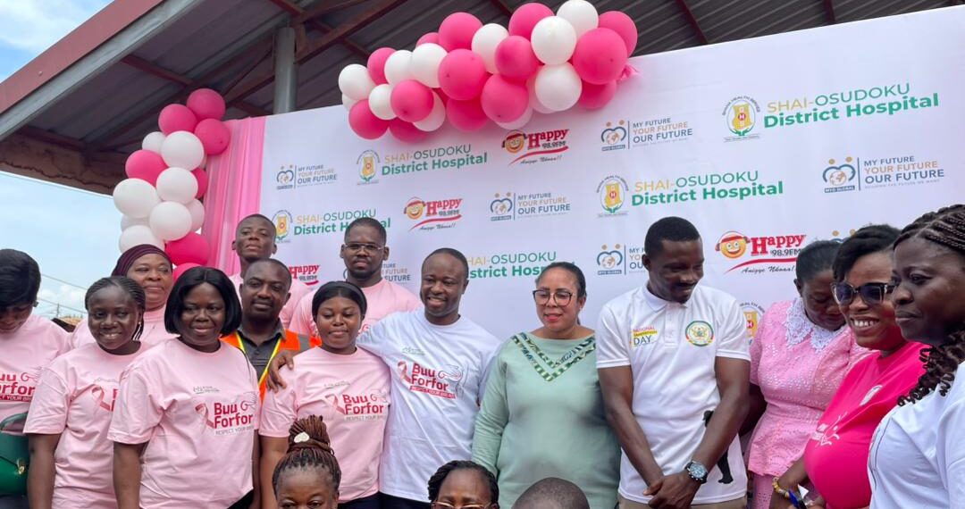 MYO Global holds Bu O' Forfor Breast Cancer Awareness and Screening at Dodowa Market