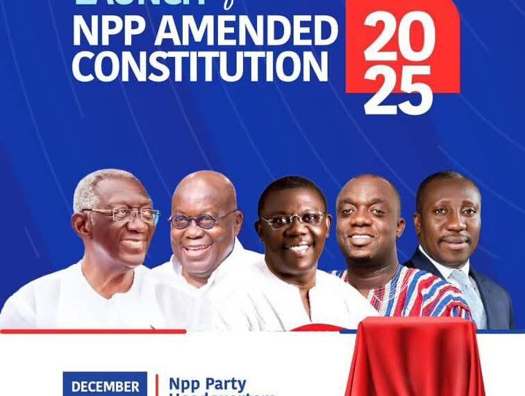 NPP to unveil Amended 2025 Constitution on December 3