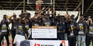 Spintex Knights clinch third straight Accra Basketball League title after unbeaten season