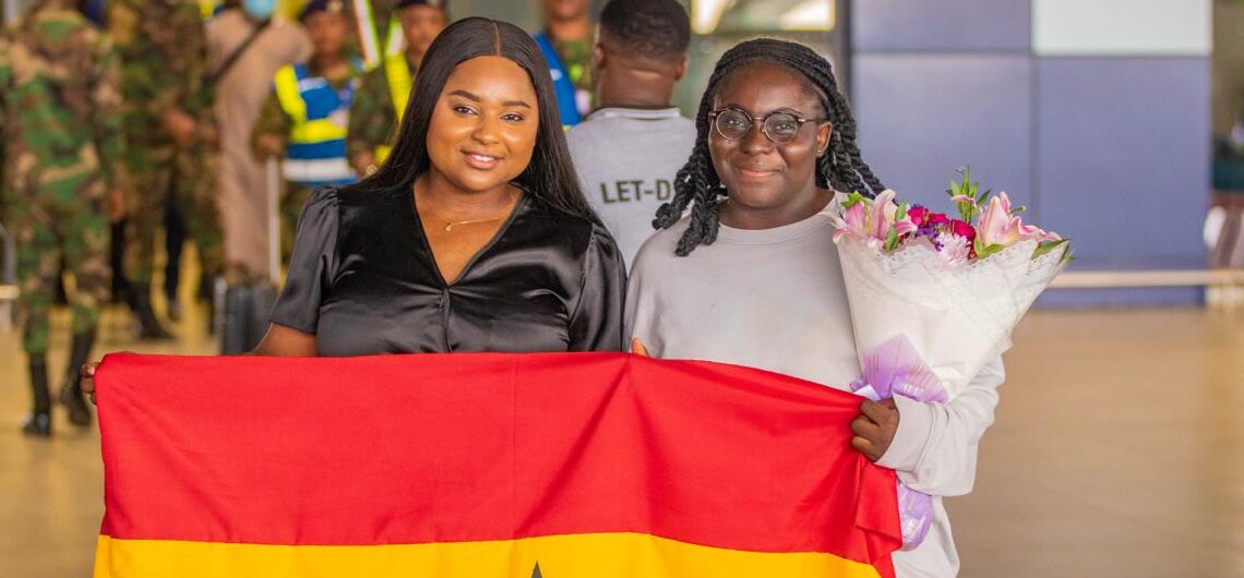 GDCL Deputy CEO welcomes Ms. Geek Africa runner-up at Kotoka Airport