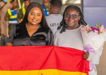 GDCL Deputy CEO welcomes Ms. Geek Africa runner-up at Kotoka Airport