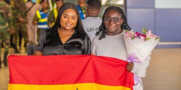 GDCL Deputy CEO welcomes Ms. Geek Africa runner-up at Kotoka Airport