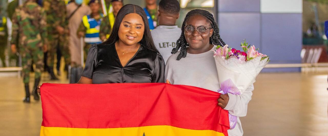 GDCL Deputy CEO welcomes Ms. Geek Africa runner-up at Kotoka Airport