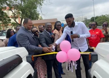 Armah-Kofi Buah donates vehicles to strengthen fight against galamsey in Ellembelle