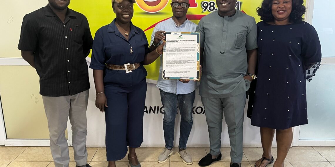 Happy98.9FM honoured with citation from Save the Eye Foundation