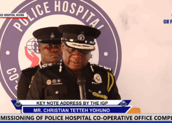 IGP commissions new Office Complex for Police Hospital Co-Operative Credit Union in Accra