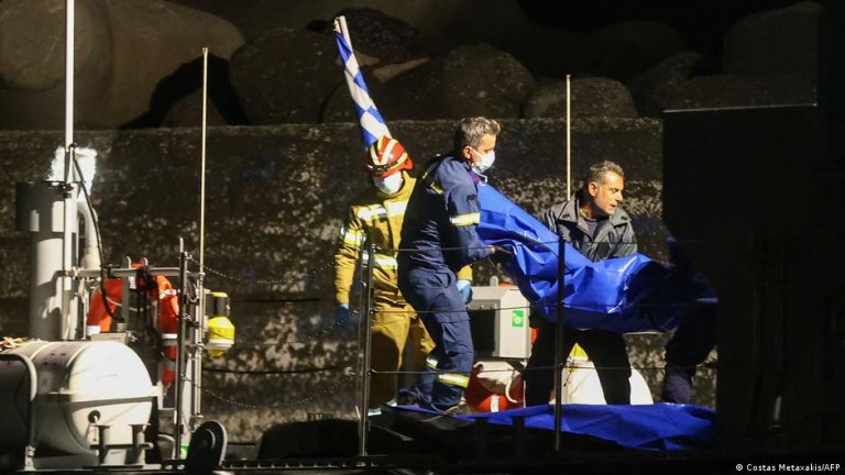 At least 17 people dead after migrant inflatable boat capsizes off the coast of Greece