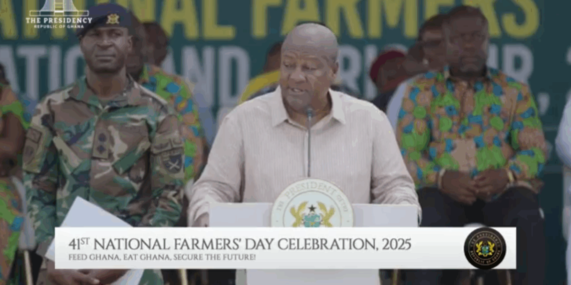 Farming is profitable – Mahama tells appointees at National Farmers’ Day