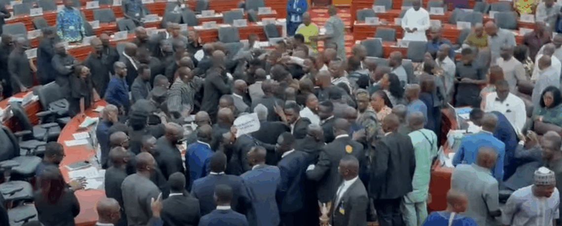 Rowdy scenes in Parliament as Minority attempts to halt proceedings