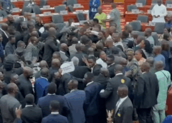 Rowdy scenes in Parliament as Minority attempts to halt proceedings