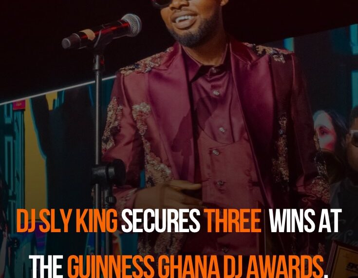 DJ Sly King named DJ of the year, bags two other hounours at 2025 Guinness Ghana DJ Awards