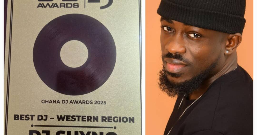 YFM’s DJ Shyno bags ‘Best DJ – Western Region’ award at 2025 Guinness Ghana DJ Awards