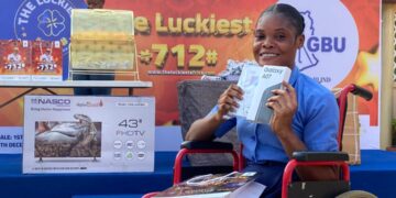 ‘The Luckiest’ brings huge smiles to students, staff, and patrons of the Ghana Blind Union