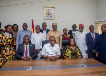 Sports Minister Kofi Adams swears in New National Sports Authority Board